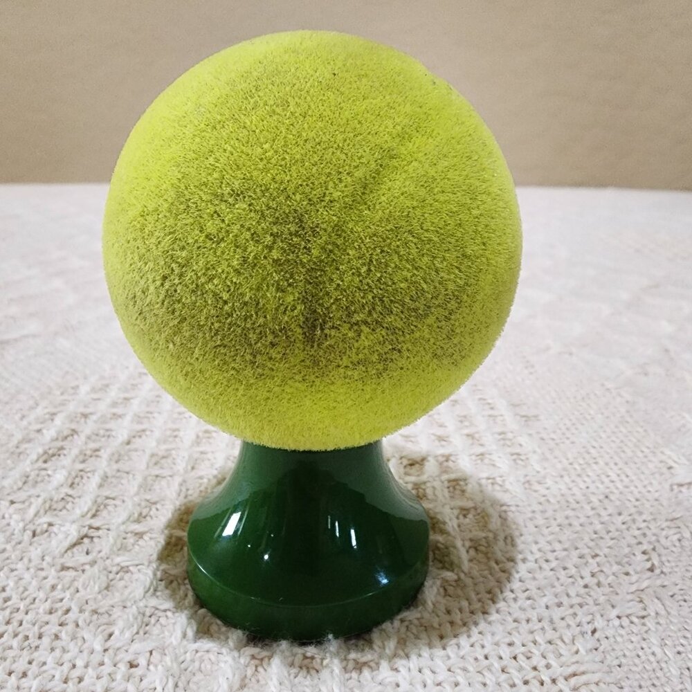 Vintage Avon MIXED DOUBLES SPALDING TENNIS BALL Fuzzy EMPTY Glass Bottle Decor - Picture 3 of 8